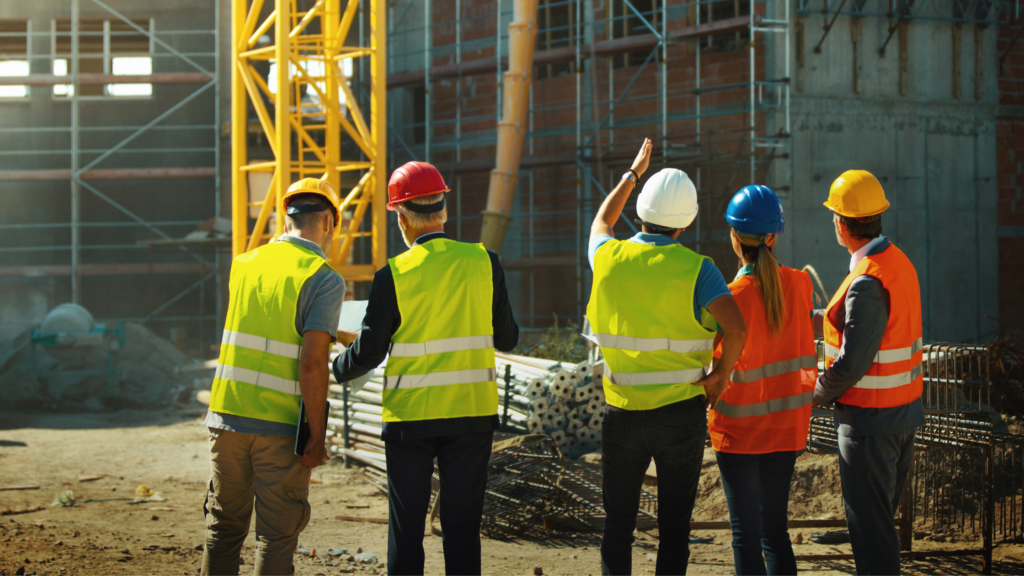 subcontractors at work