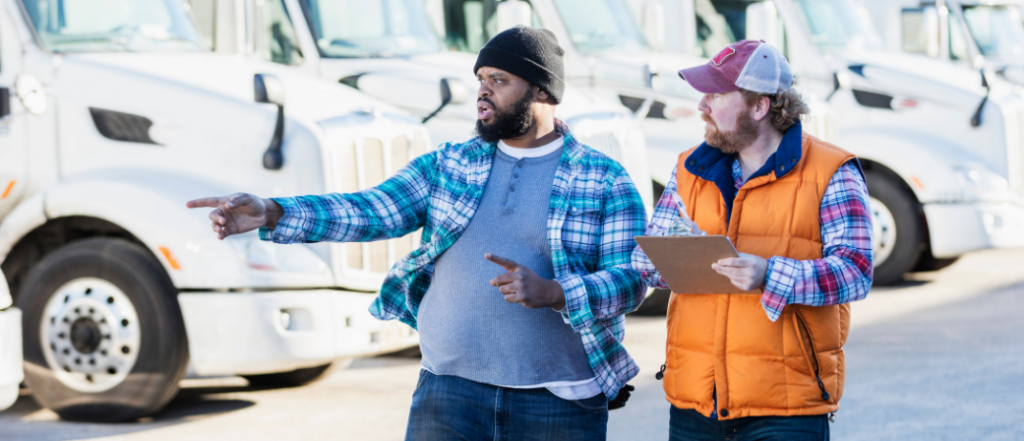 staff at a fleet company